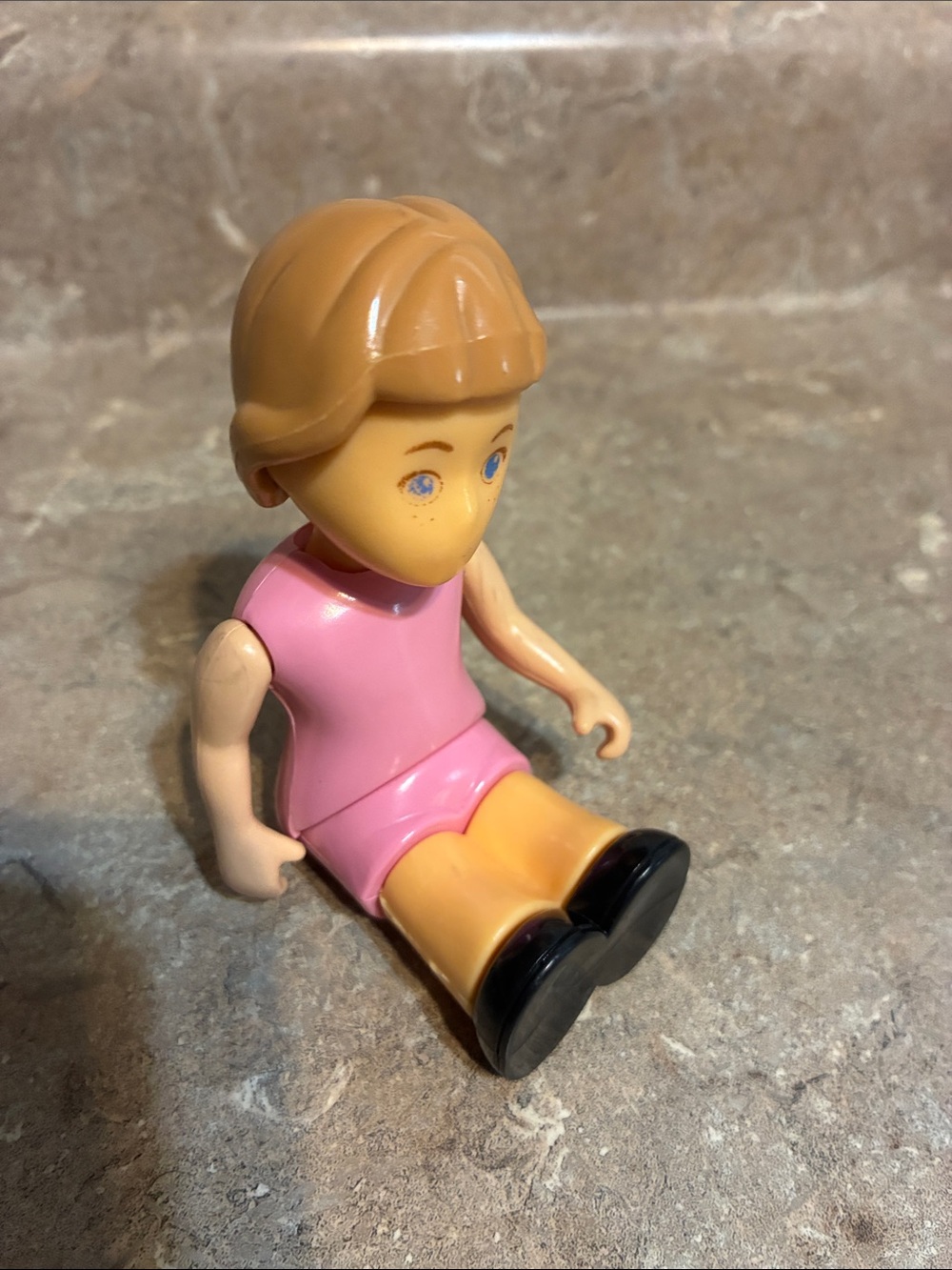 Little Tikes Kids Pink Doll Figurine with Black Shoes Little Sister - Picture 3 of 6
